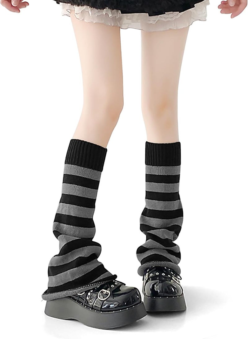 HEMOUR Leg Warmers for Women, Y2K Legwarmers Girls, Fall Winter Halloween Gifts, Harajuku Cutecore Gothic Fashion Accessories - Image 1